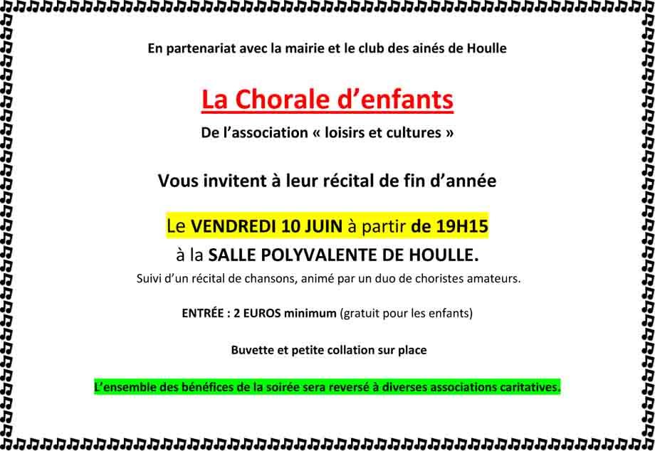 Affiche chorale christine juin 2022