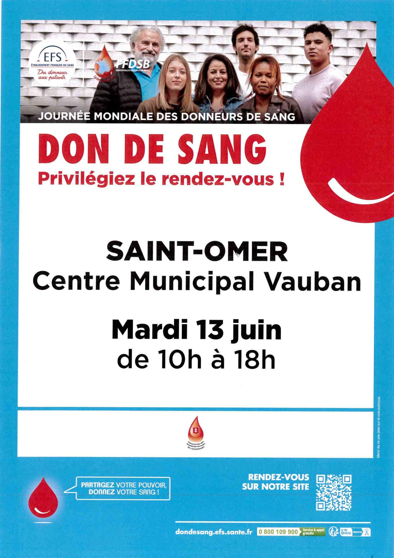 Affiche don du sang 12