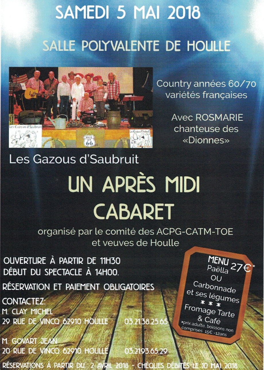 Apres midi cabaret acpg