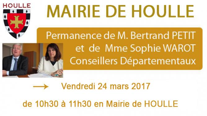 Permanences conseillers departementaux