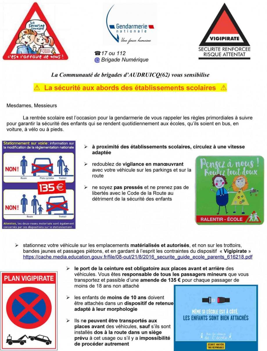 Sensibilisation abords ecoles rentree 2020 1