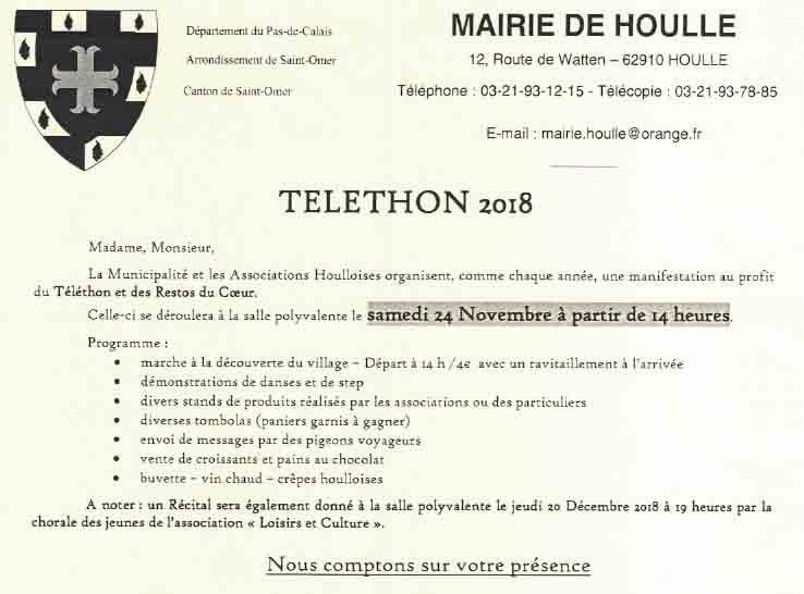 Telethon 2018 houlle