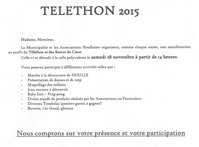 Telethon 28 nov