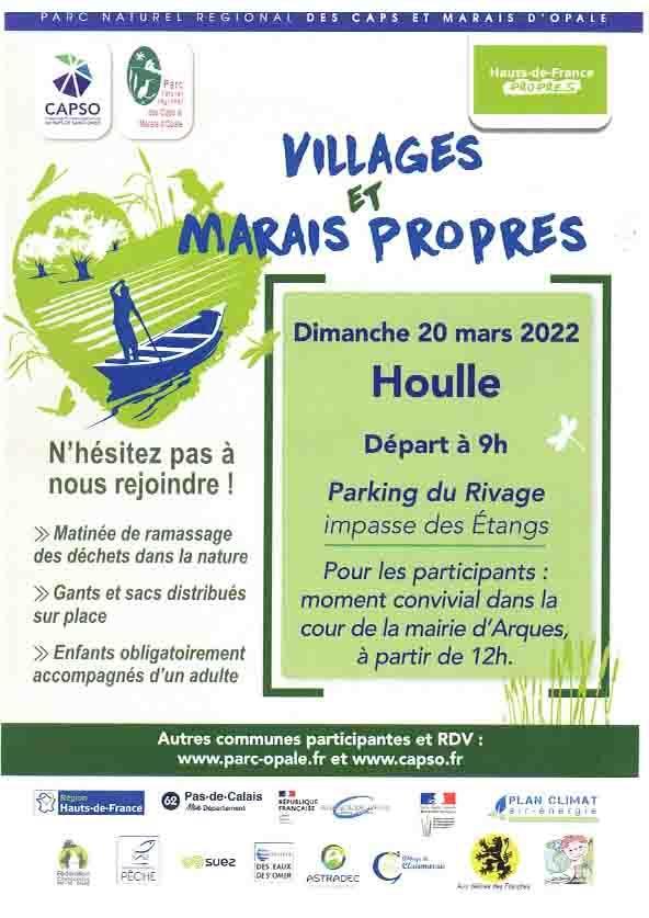 Villages et marais propre houlle