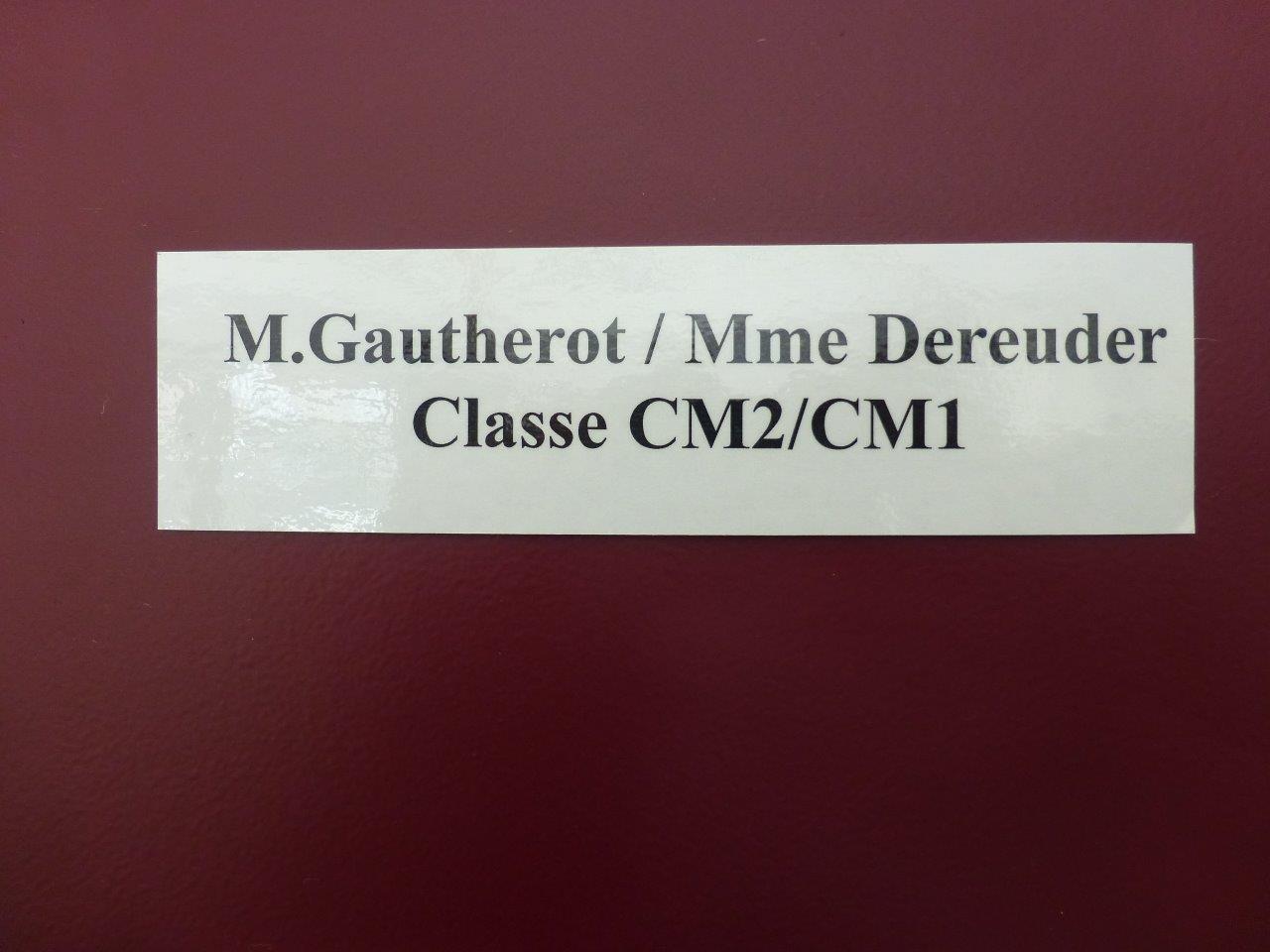 Classe M. Gautherot  (1)