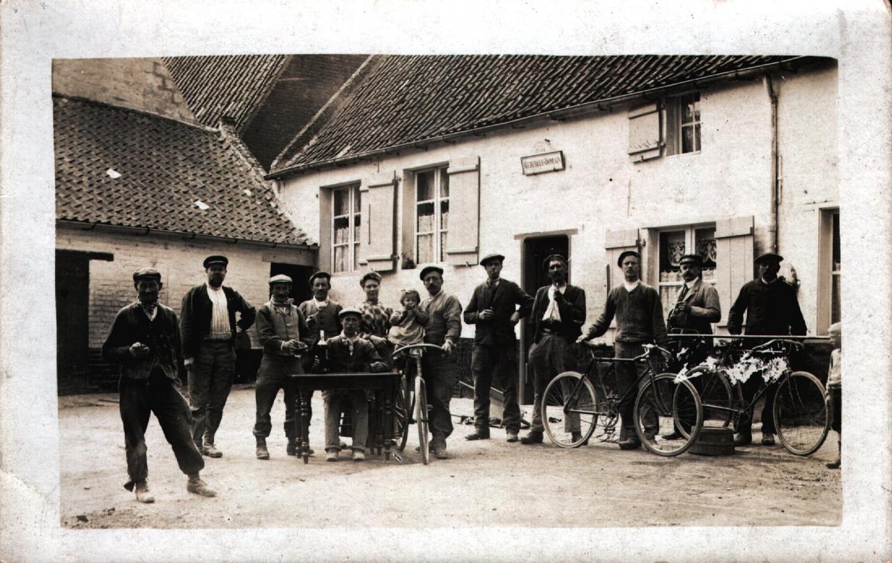 HOULLE Café Rebergue-Domain 1922 original
