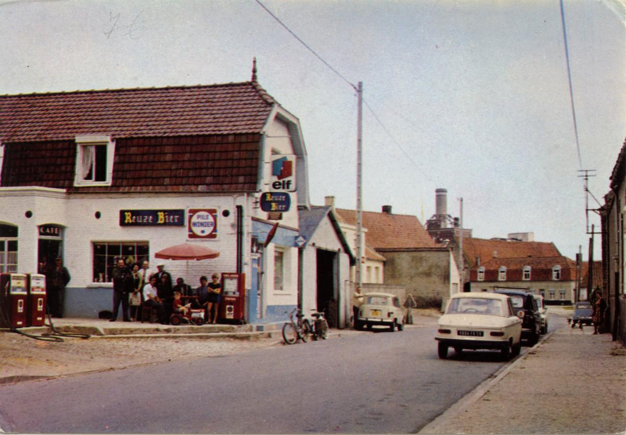 Houlle le café tabac Vandewielle en 1965