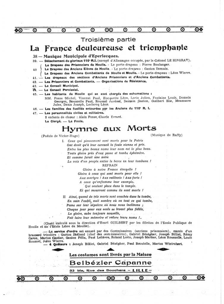 HOULLE PROGRAMME 1946_4