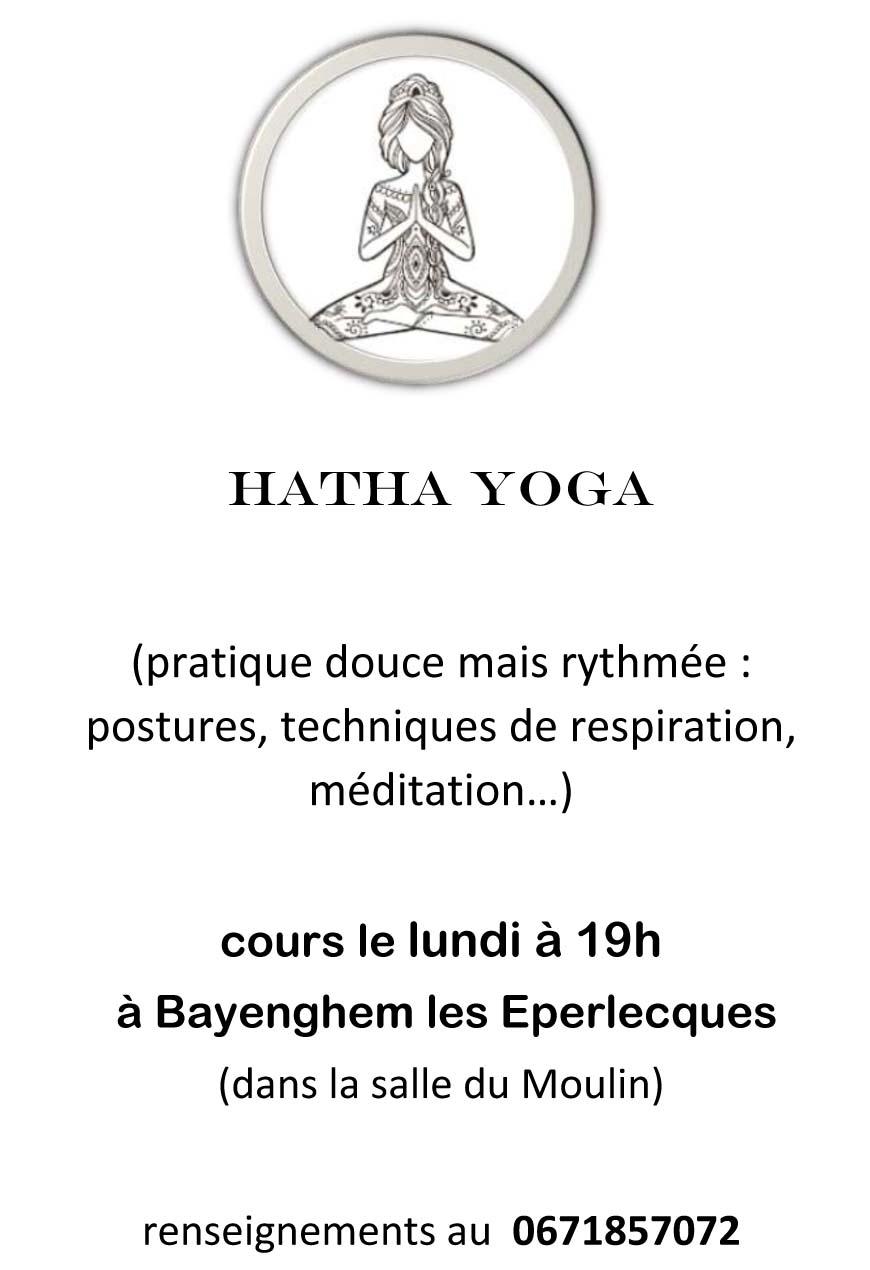 Affiche de yoga rentree 2023