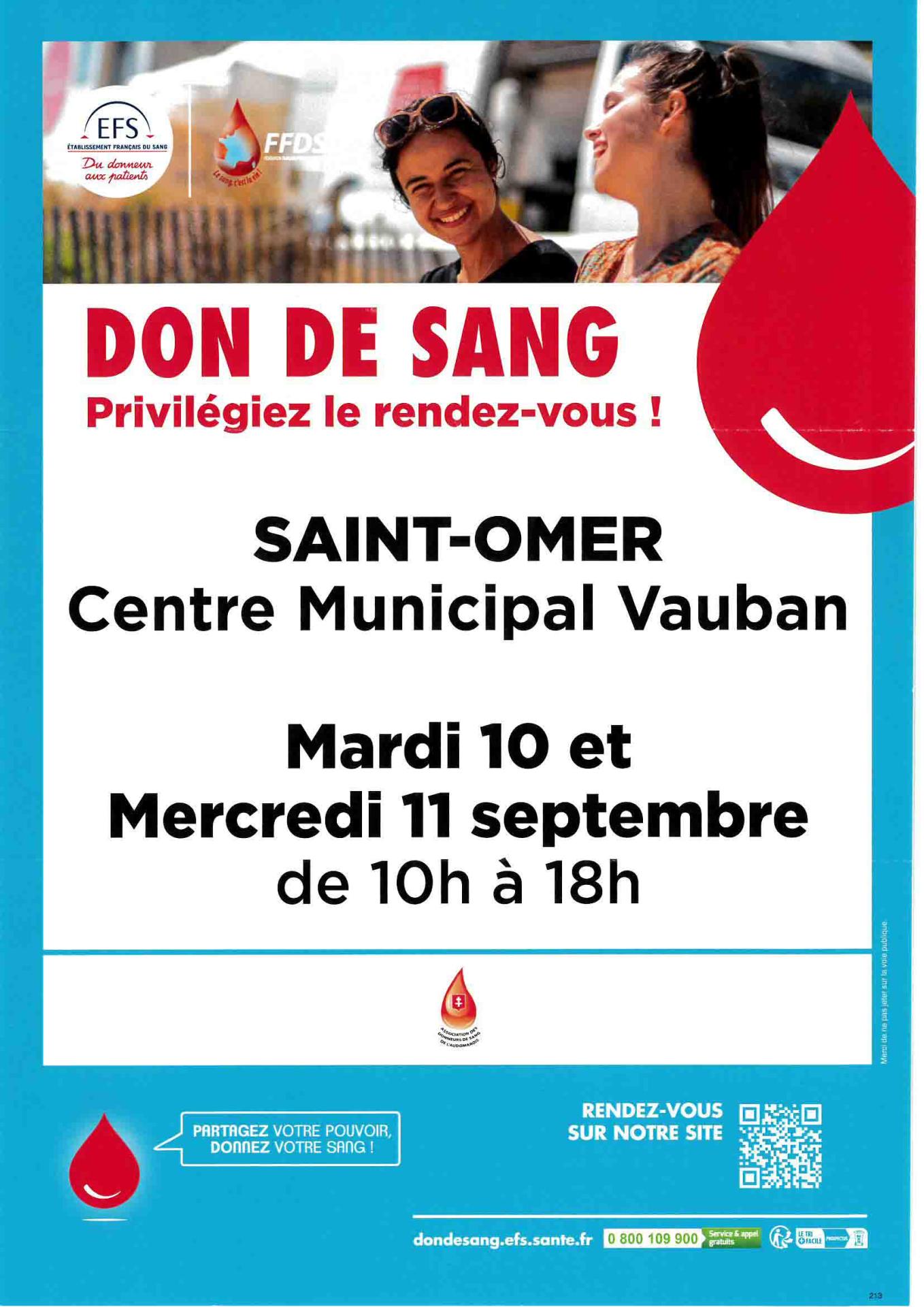 Affiche don du sang 16