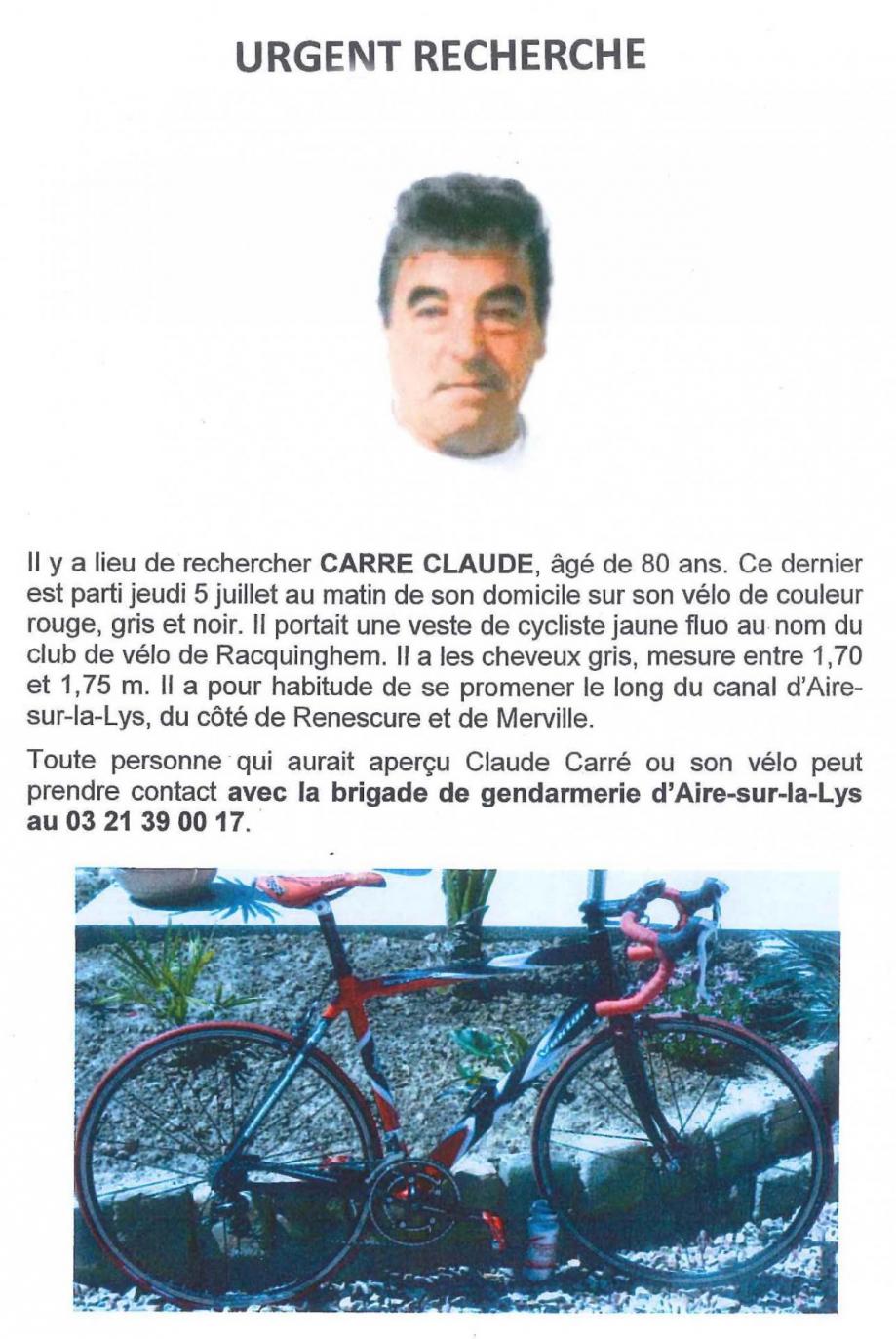 Avis de recherche