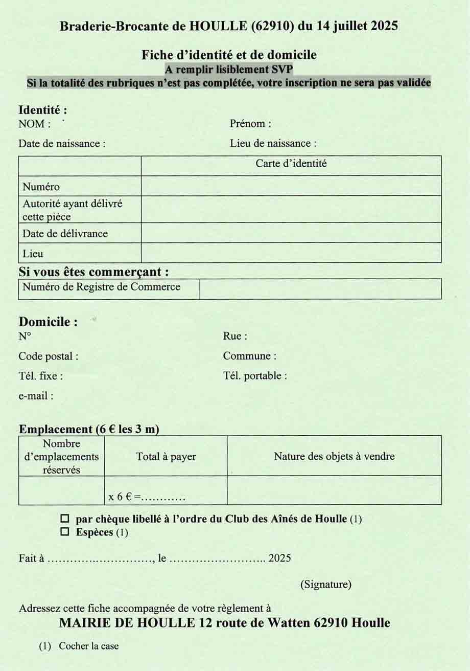 Documents d inscription brocante 2025 3