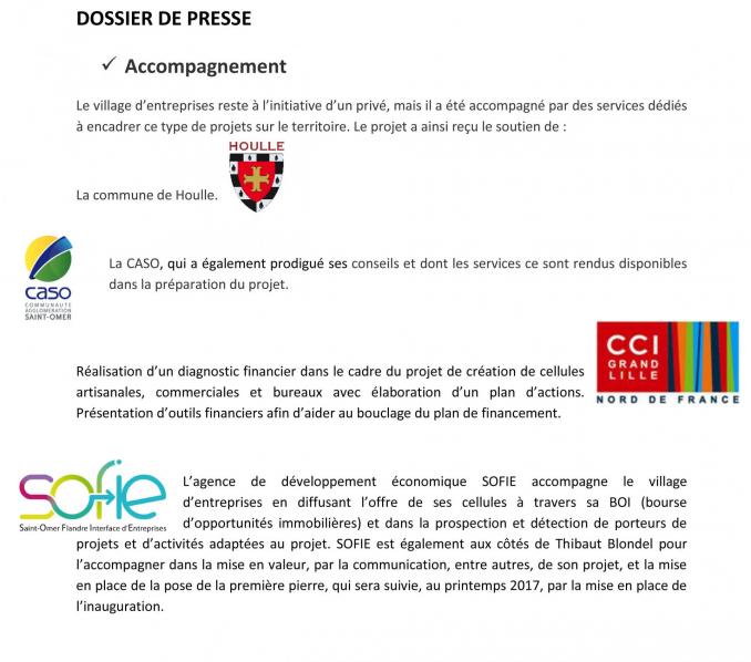 Dossier de presse 1re pierre village entreprises houlle 6