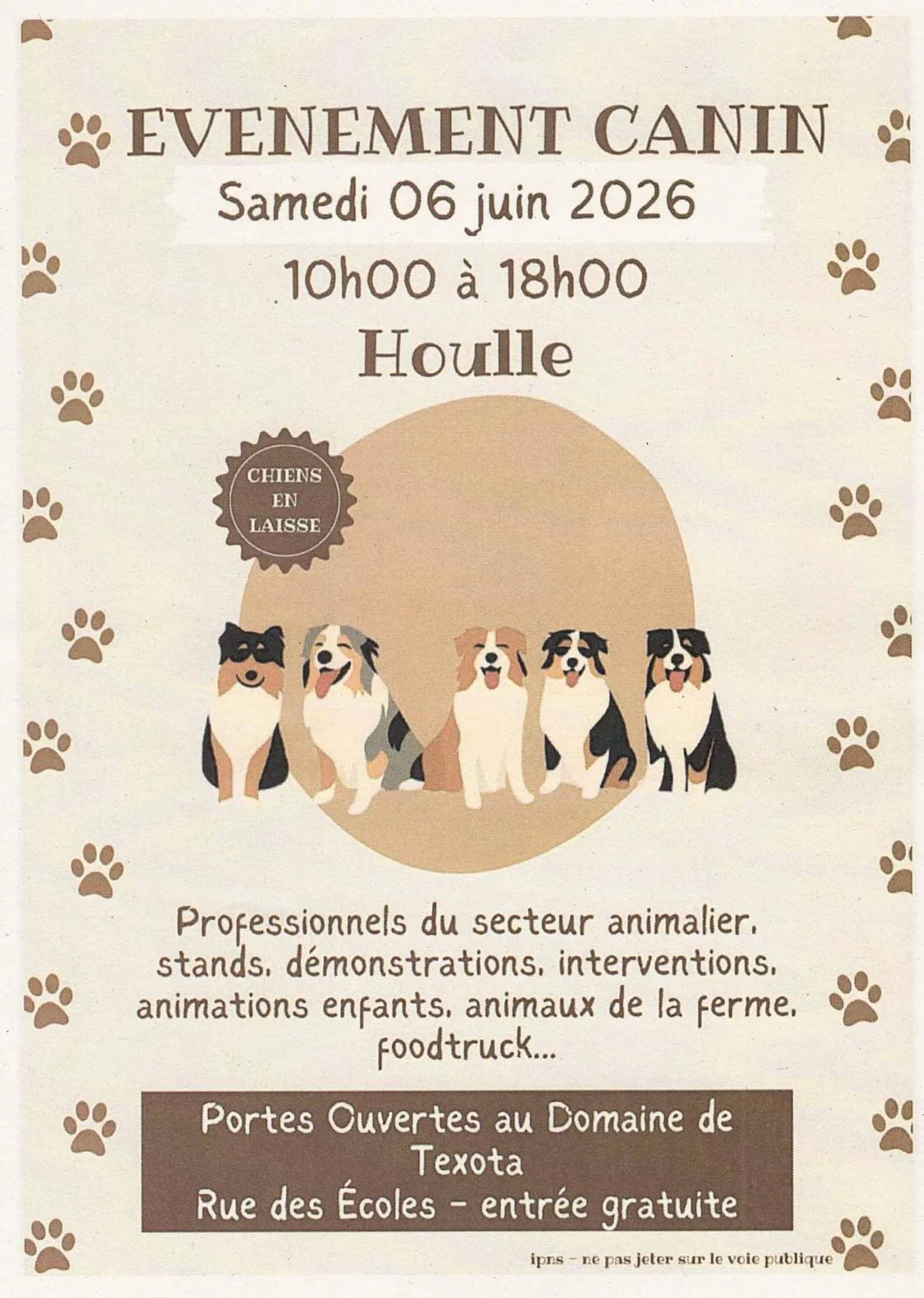 Evenement canin