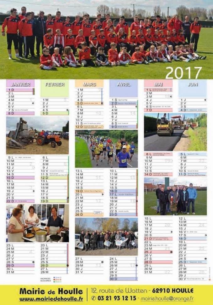 Houlle calendrier 2017 1