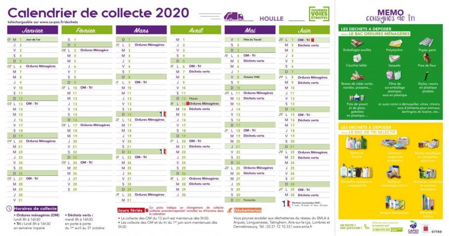 Houlle calendrier collecte pc 1