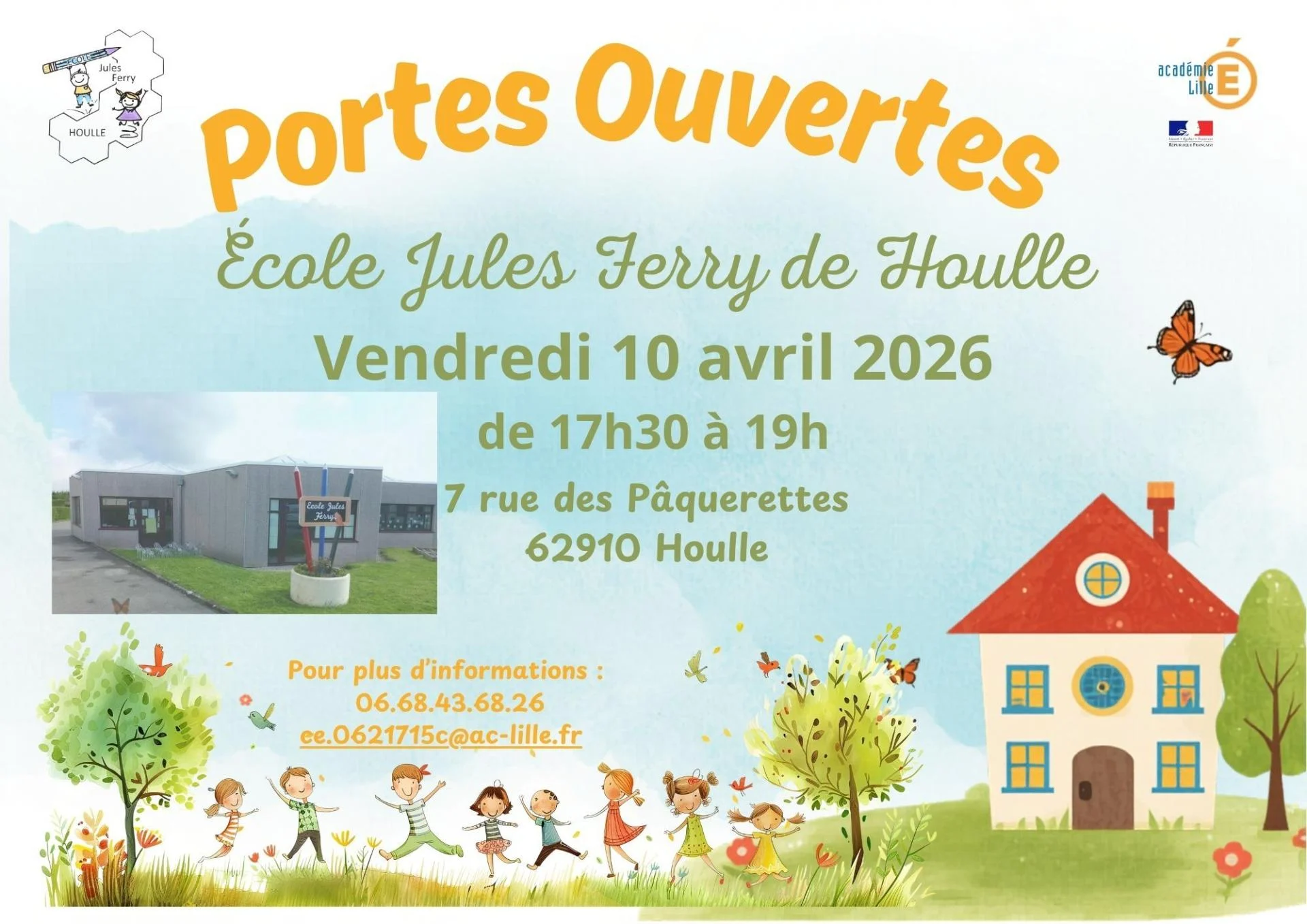 Portes ouvertes ecole jules ferry houlle