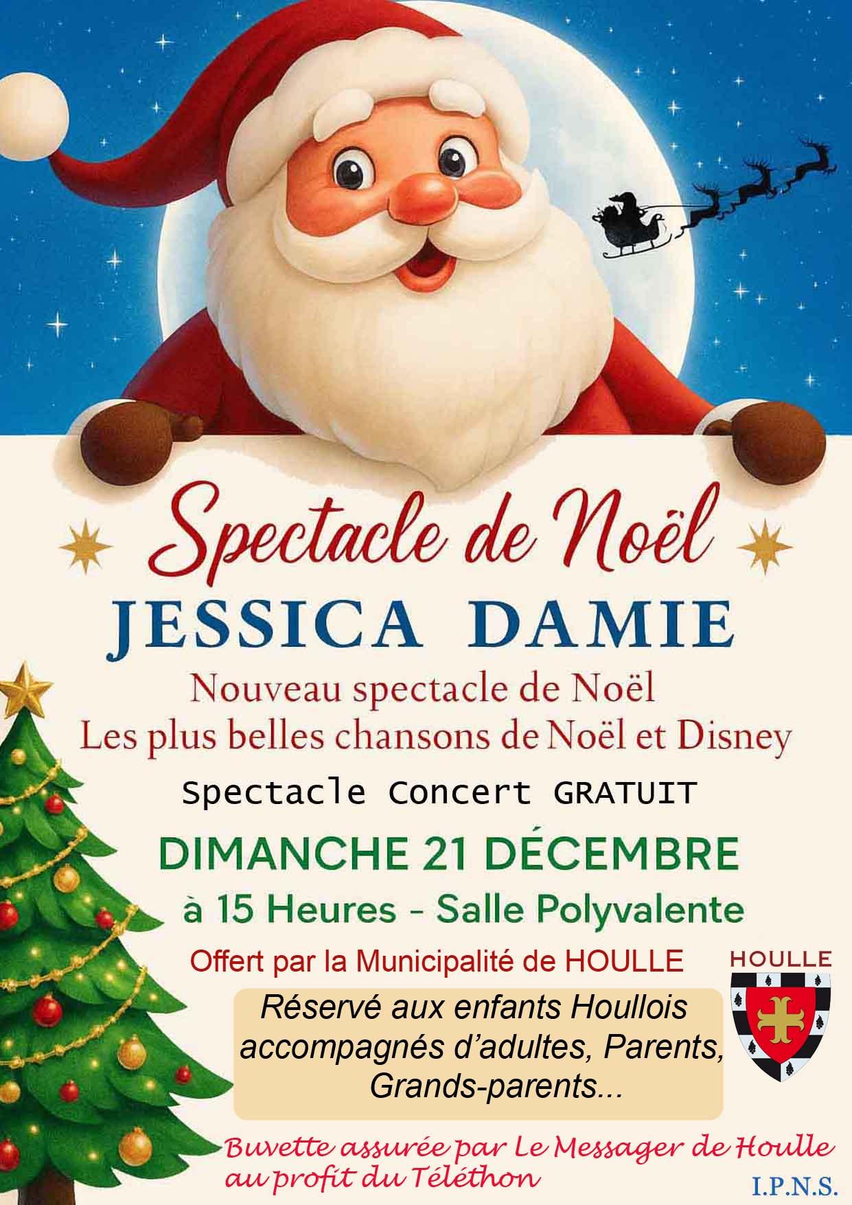 Spectacle de noel 21 dec 2025