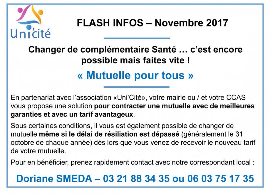 Unicite flash infos 2017