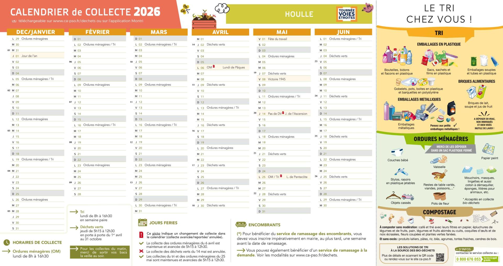 Ve houlle calendriers collecte 2026 web 1
